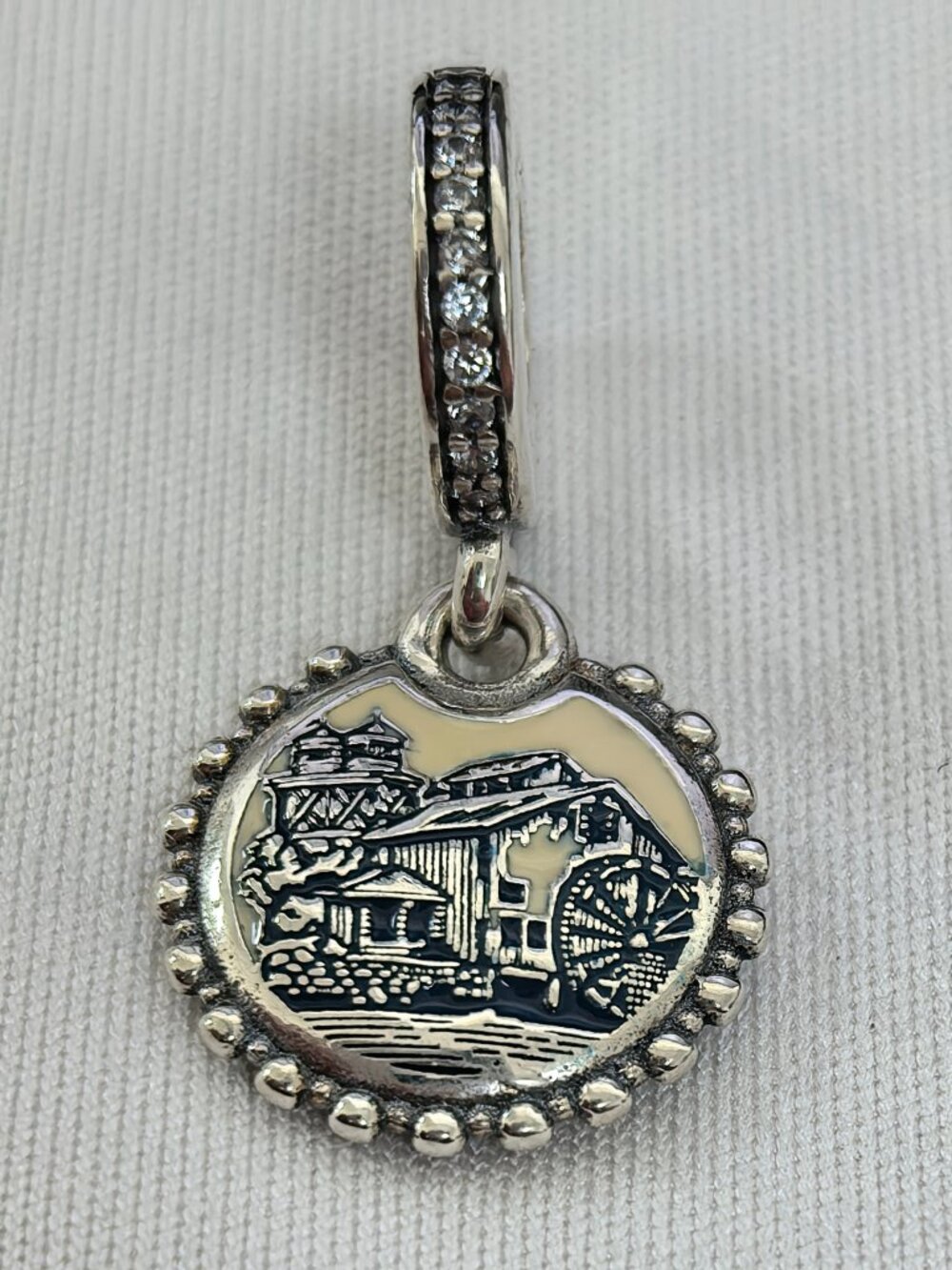 Pandora Disney Port Orleans Riverside Charm Pendant, S925 Silver Jewelry
